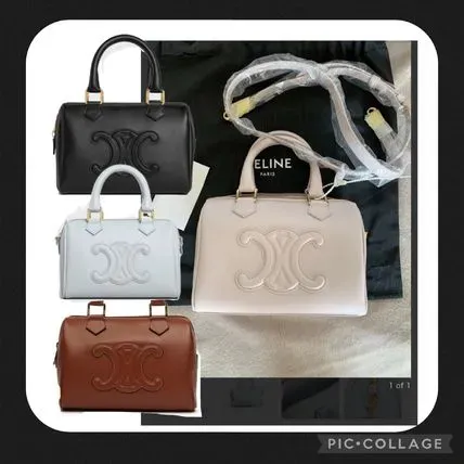 2023SS新作! 【 CELINE 】キュイル トリオンフ ボストン バッグ