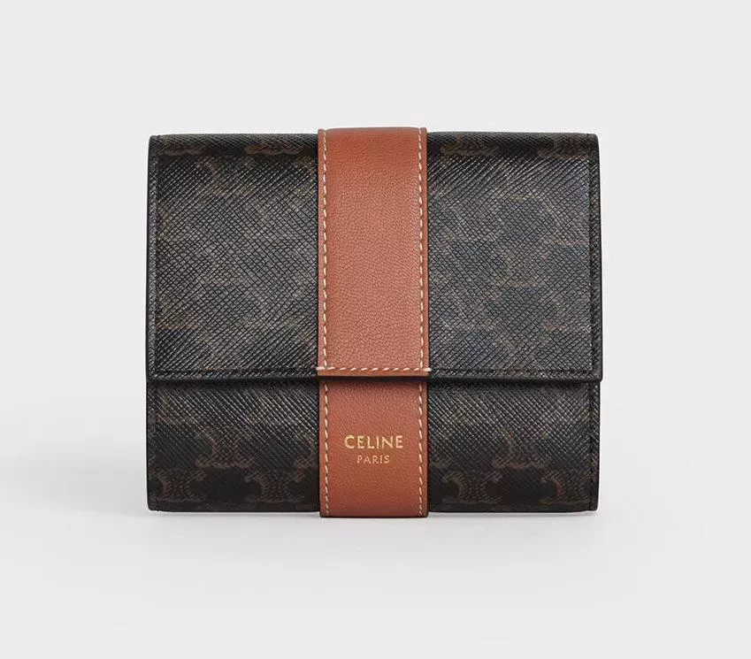 【セリーヌ】スモールトリフォールドウォレット(トリオンフ)