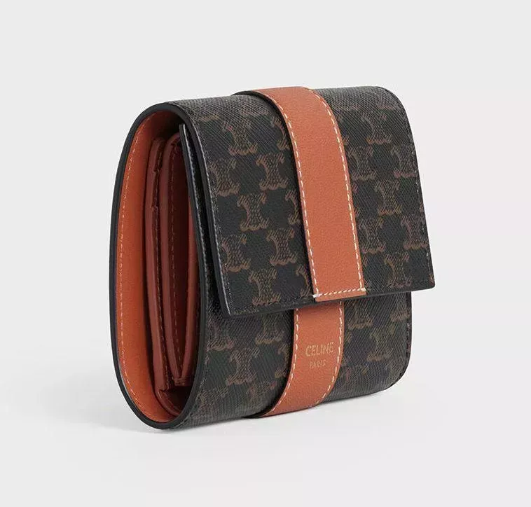 【セリーヌ】スモールトリフォールドウォレット(トリオンフ)