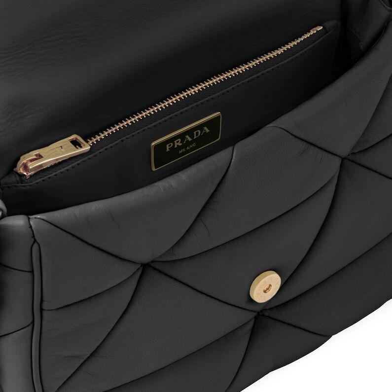 PRADA(プラダ) システムナッパレザーパッチワークバッグ ブラック