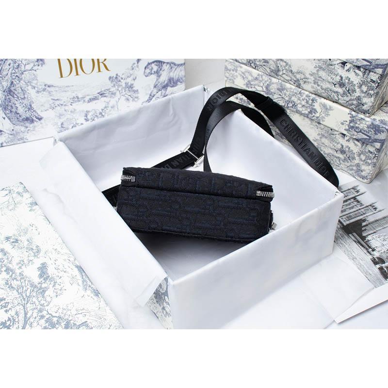 Dior(ディオール) ディオール オブリーク メッセンジャーバッグ ノワール