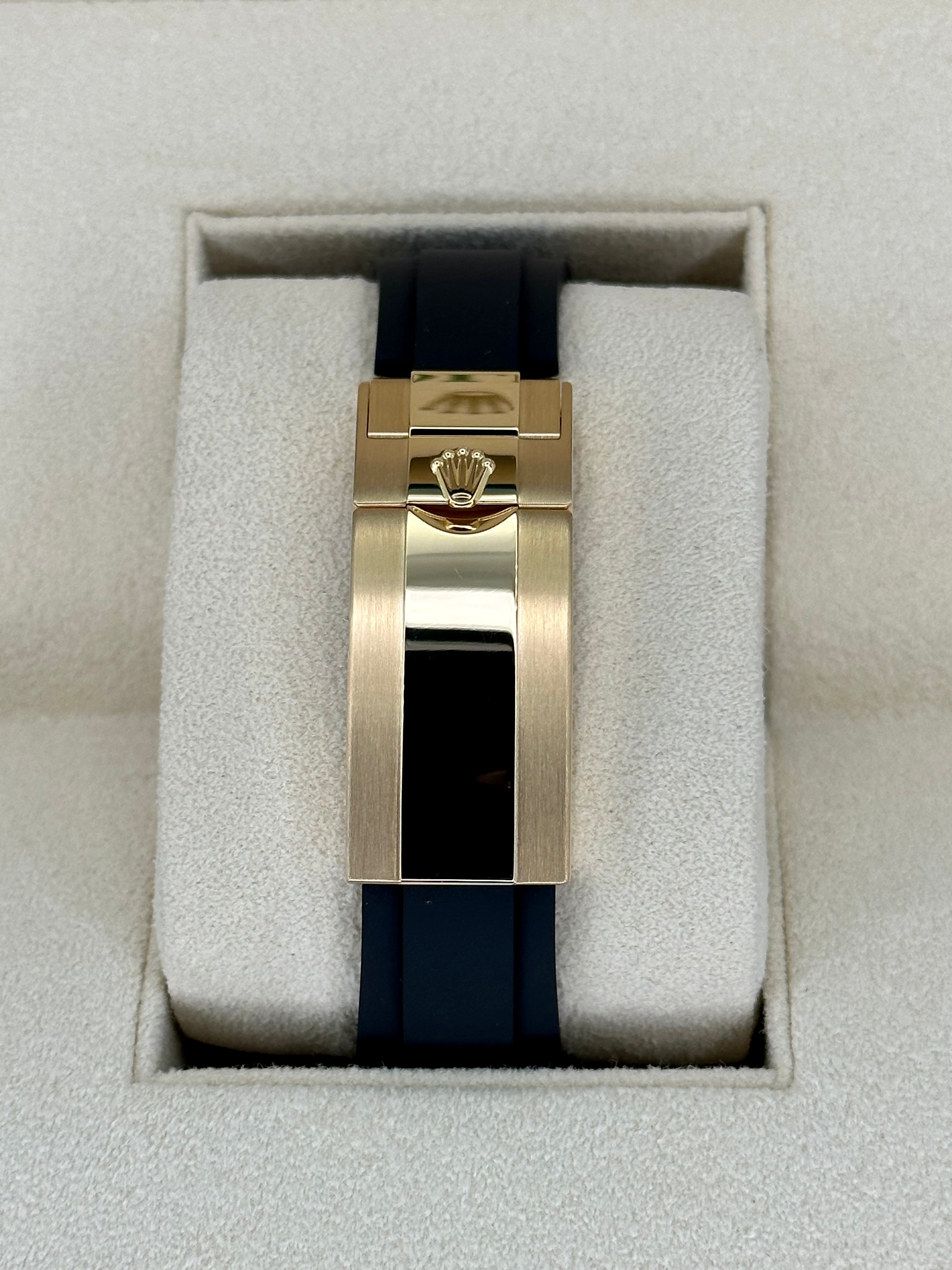 NEW 2024 ロレックス ヨットマスター 42mm 226658 ゴールド オイスターフレックス ブラックダイヤル