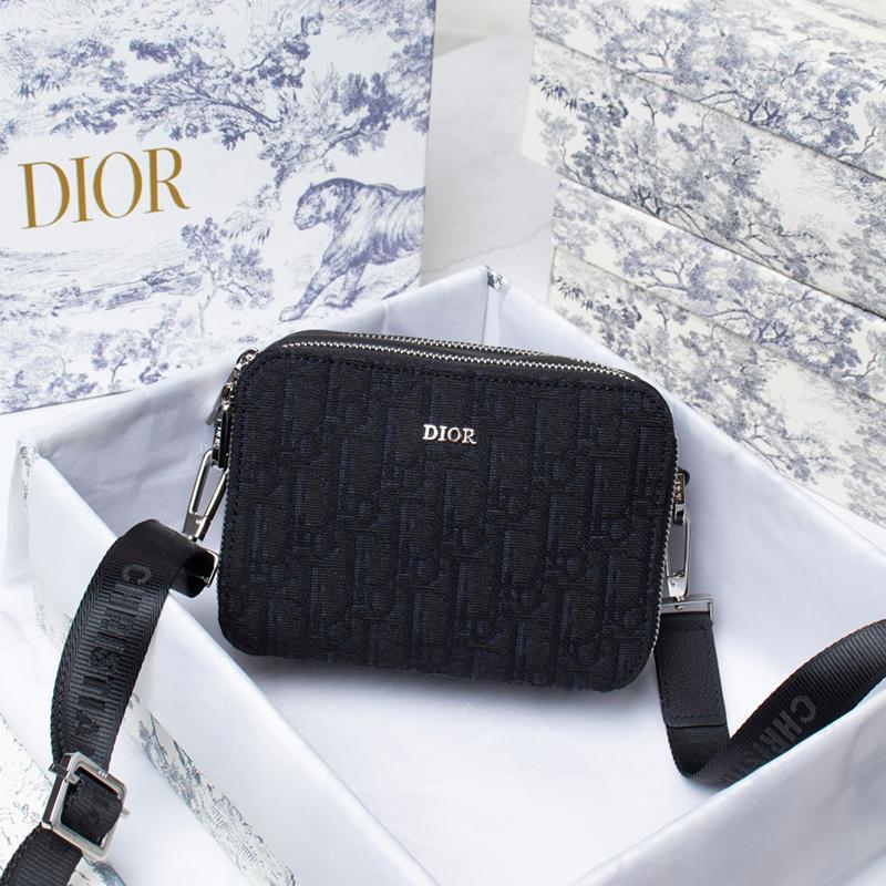 Dior(ディオール) ディオール オブリーク メッセンジャーバッグ ノワール