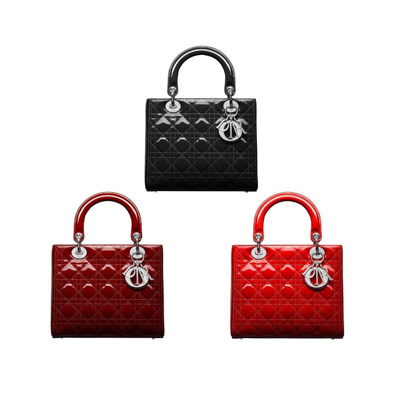 Dior(ディオール) カーフスキン Lady Dior バッグ 3色