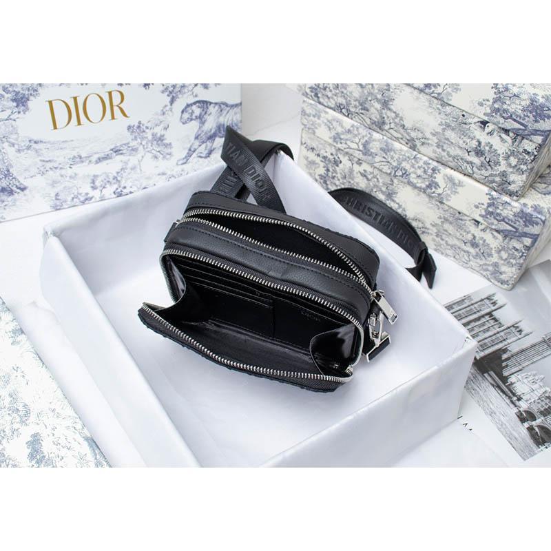Dior(ディオール) ディオール オブリーク メッセンジャーバッグ ノワール