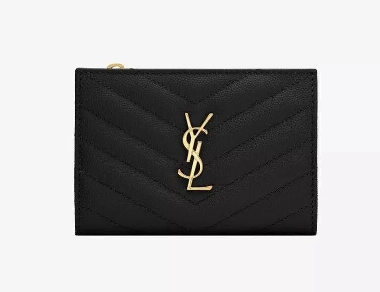 グレインエンボスレザーMONOGRAMツーピースファスナー財布