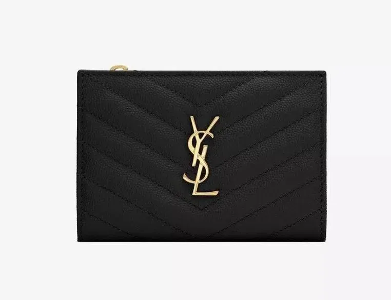 グレインエンボスレザーMONOGRAMツーピースファスナー財布