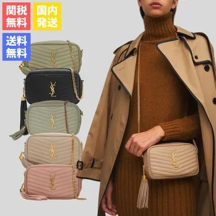 関税送料込 サンローラン MINI LOU QUILTED カメラバッグ