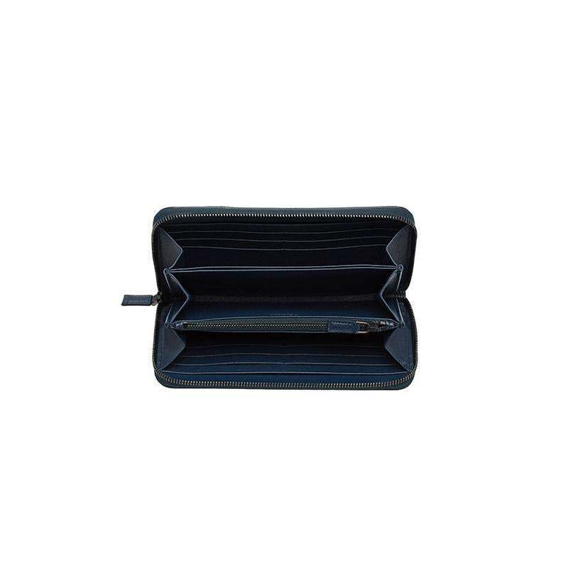 PRADA(プラダ) サフィアーノレザー 財布 ネイビー