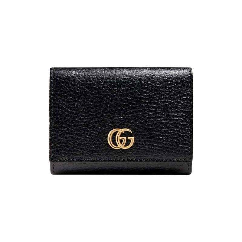 GUCCI(グッチ)〔プチ マーモント〕レザー 三つ折りウォレット