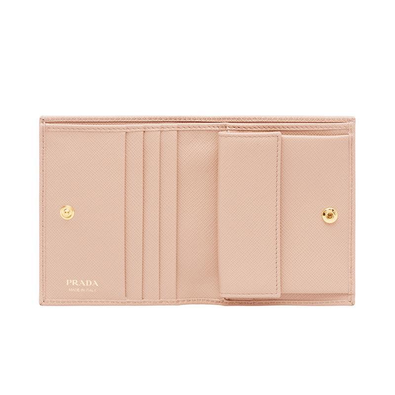 PRADA(プラダ) サフィアーノレザー 二つ折り財布 ベージュ