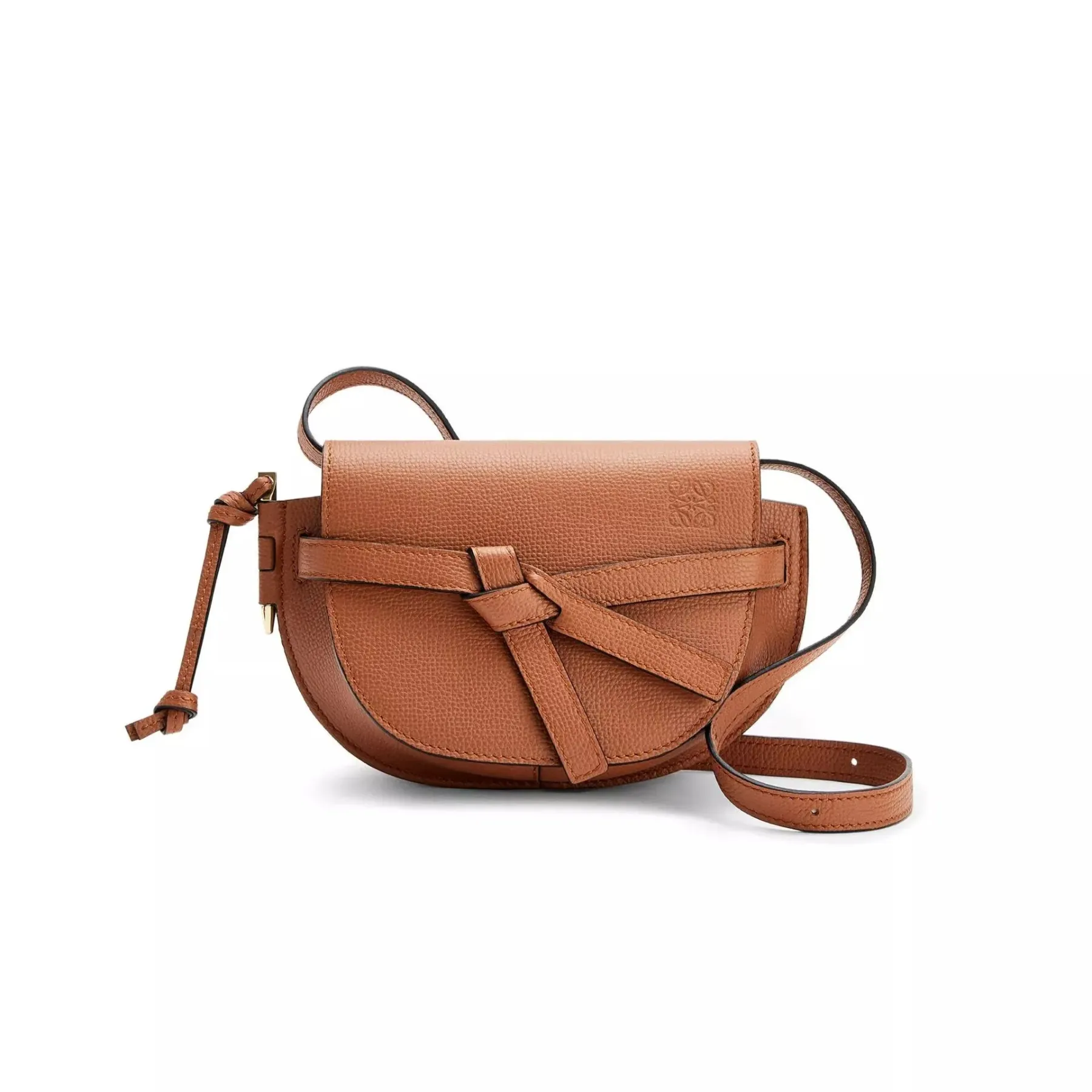 LOEWE GATEロエベゲートミニショルダーバッグ　タン