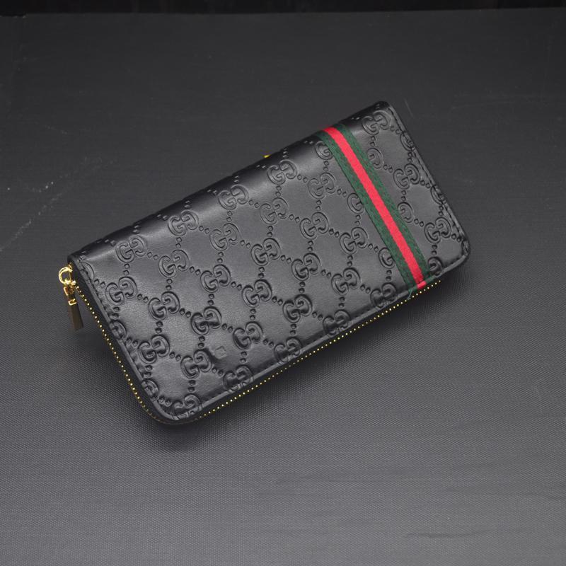 GUCCI(グッチ) ジップロゴ長財布 3色