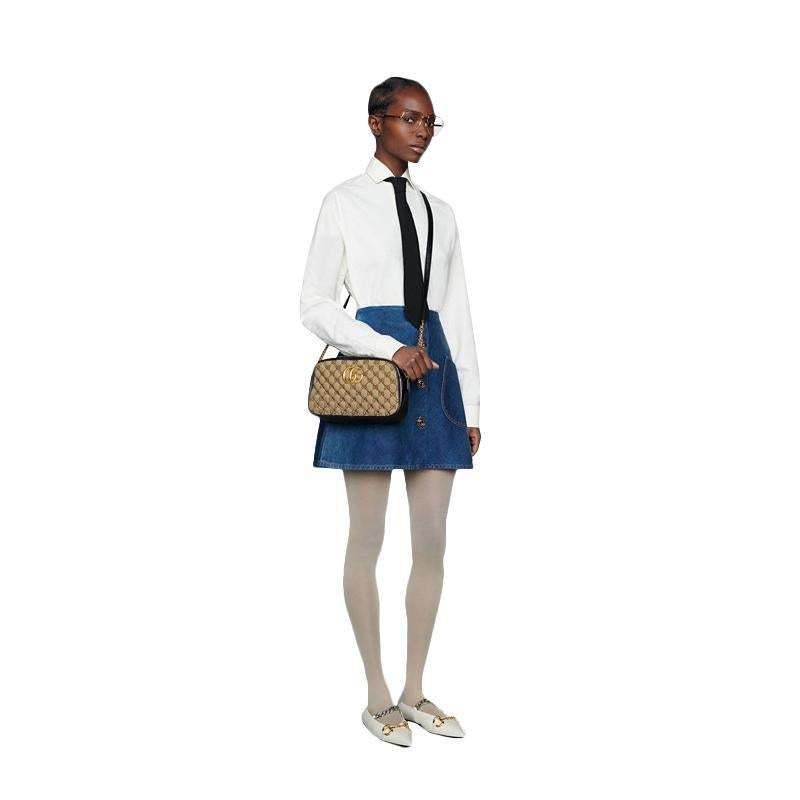 GUCCI(グッチ)〔GGマーモント〕スモール ショルダーバッグ