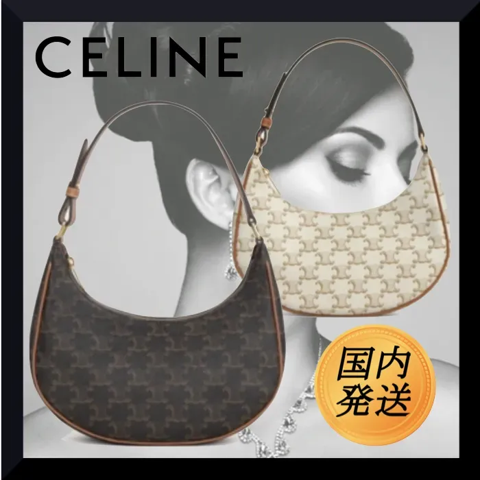 お洒落【国内発送★CELINE】アヴァバッグ トリオンフキャンバス-BUYMA