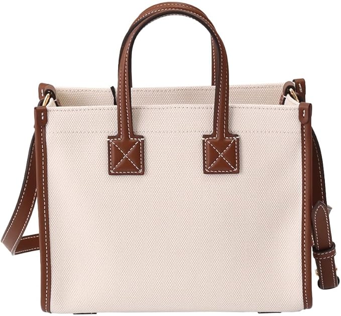 バーバリー ハンドバッグ ミニ ツートンカラー キャンバス&レザー ラッパーバッグ 2WAYハンドバッグ 品番8044143​