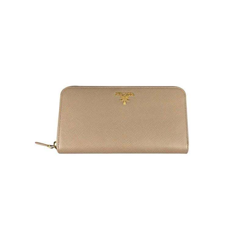 PRADA(プラダ) サフィアーノレザー 財布 カーキ