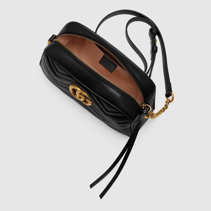 GUCCI(グッチ) 〔GGマーモント〕キルティング スモール ショルダーバッグ