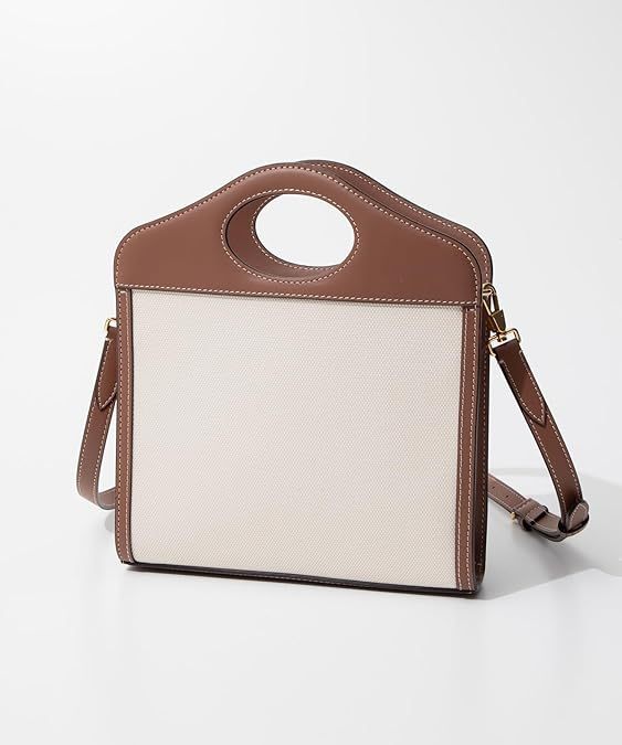 バーバリー ショルダーバッグ 品番8039361 LL MN ポケットバグ レディース カラー：ナチュラル/モルトブラウン [並行輸入品]​​  サイズ：フリーサイズ