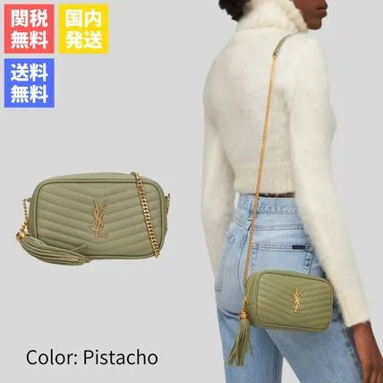 関税送料込 サンローラン MINI LOU QUILTED カメラバッグ