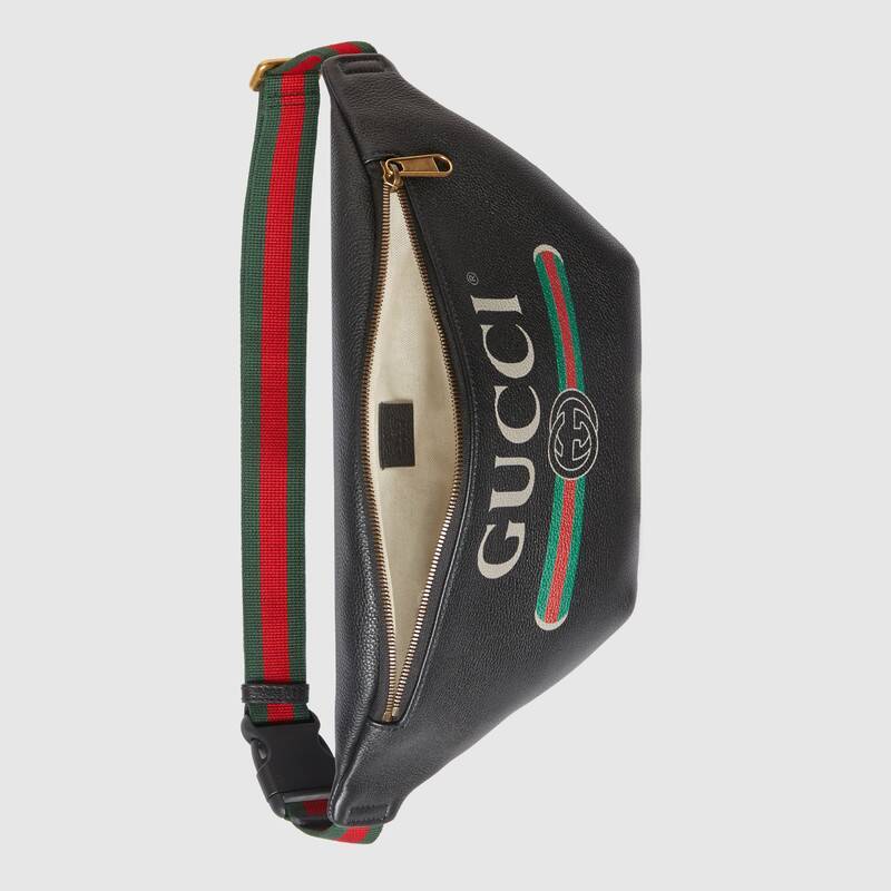 GUCCI(グッチ) 〔グッチ プリント〕レザー ベルトバッグ