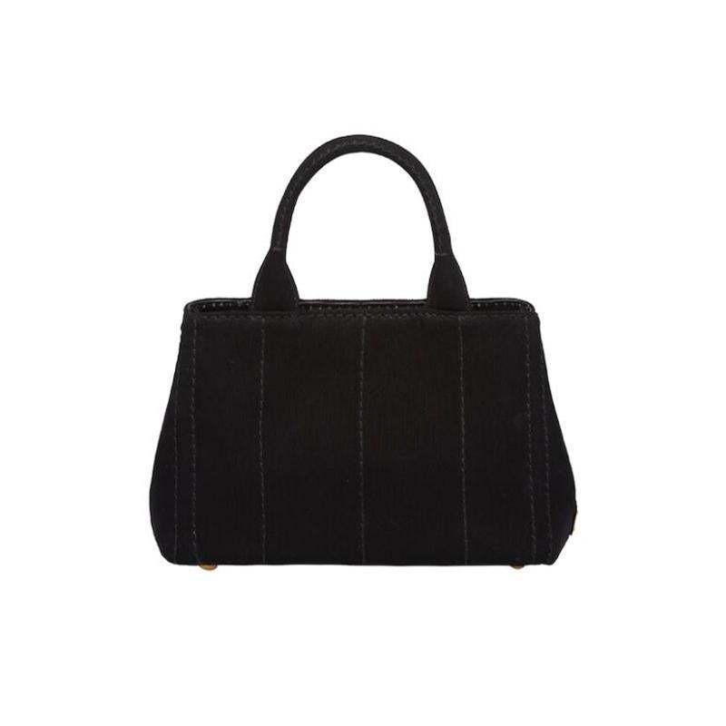 PRADA(プラダ) カナパ ファブリック ハンドバッグ ブラック