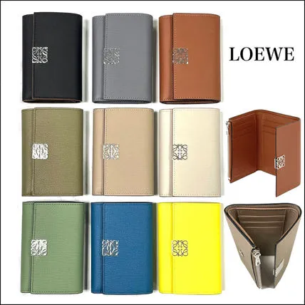 新作★LOEWE★ロエベ★ アナグラム バーティカル 三つ折り財布