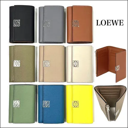 新作★LOEWE★ロエベ★ アナグラム バーティカル 三つ折り財布