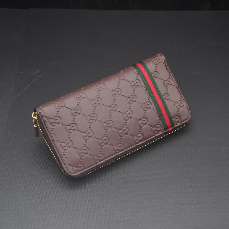 GUCCI(グッチ) ジップロゴ長財布 3色