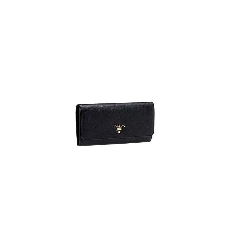 PRADA(プラダ) サフィアーノレザー 財布 ブラック