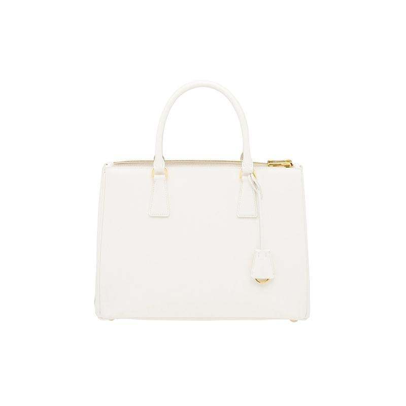 PRADA(プラダ) ガレリア ミディアム バッグ ホワイト