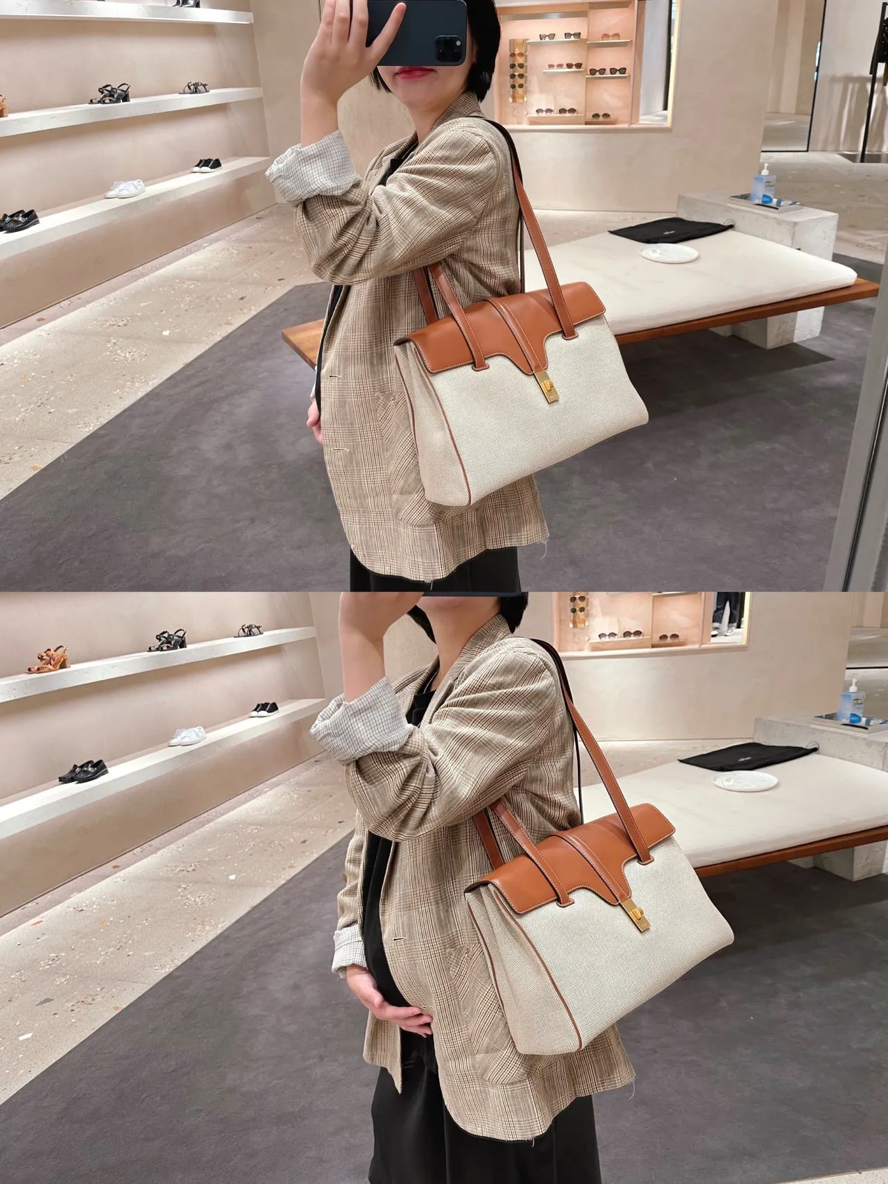 CELINE【セリーヌ】“本命” レディース通勤バッグ❤ミディアム ソフト16（セーズ）バッグ