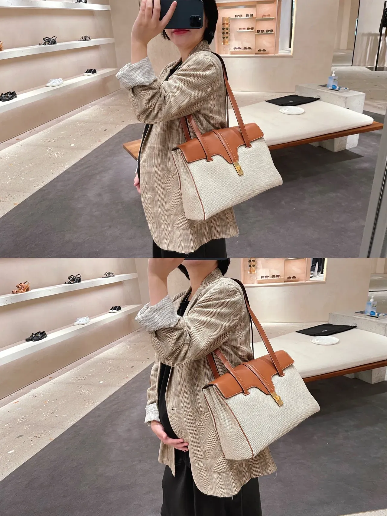 CELINE【セリーヌ】“本命” レディース通勤バッグ❤ミディアム ソフト16（セーズ）バッグ