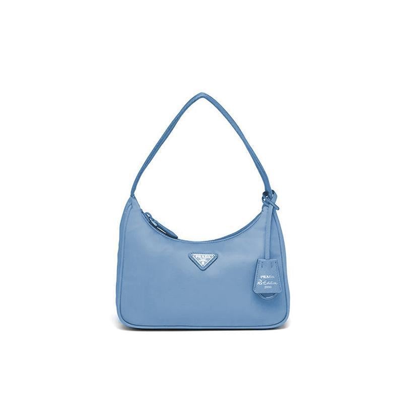 PRADA(プラダ) Re-Edition 2000 ナイロン ミニバッグ ブルー