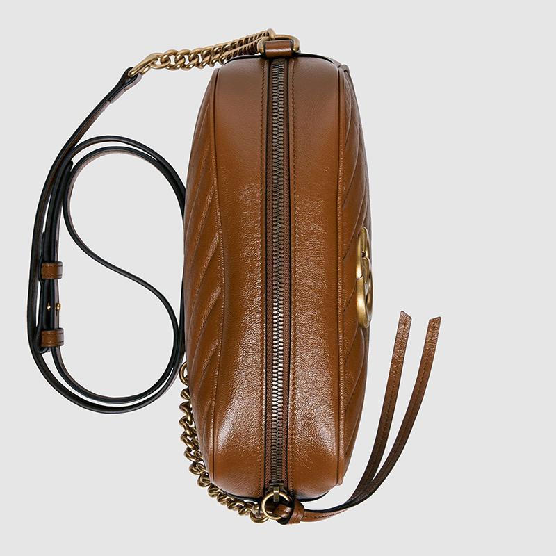 GUCCI(グッチ) 〔GGマーモント〕キルティング スモール ショルダーバッグ