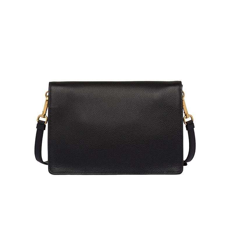 PRADA(プラダ) レザー ショルダーバッグ ブラック