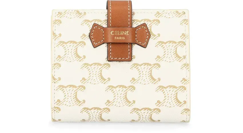 【celine】大人気トリオンフ！ストラップ-二つ折り財布