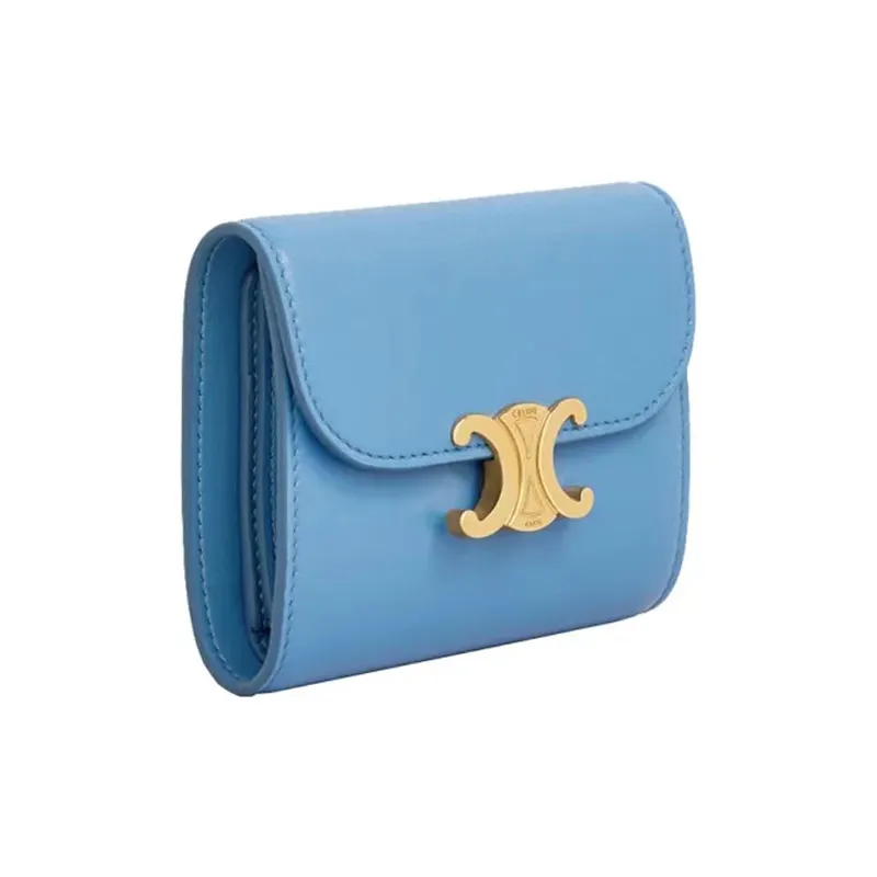 CELINE【入手困難】【財布】可愛い ★TRIOMPHE SMALL FLAP WALLET★【財布】