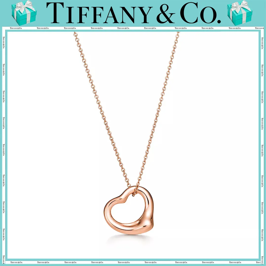 【国内発送/直営店】Elsa Peretti®シリーズ  オープン ハート ペンダント幅 16mm