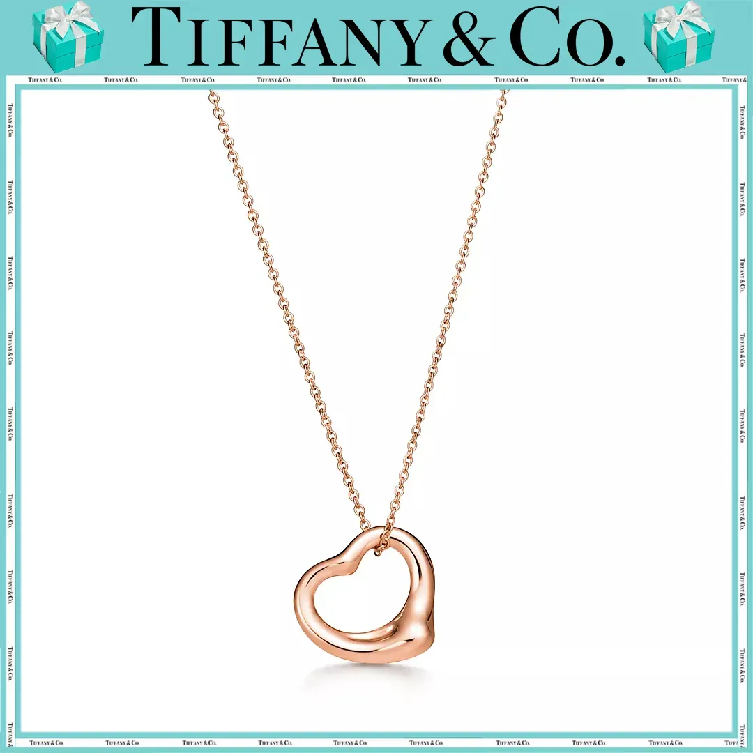 【国内発送/直営店】Elsa Peretti®シリーズ  オープン ハート ペンダント幅 16mm