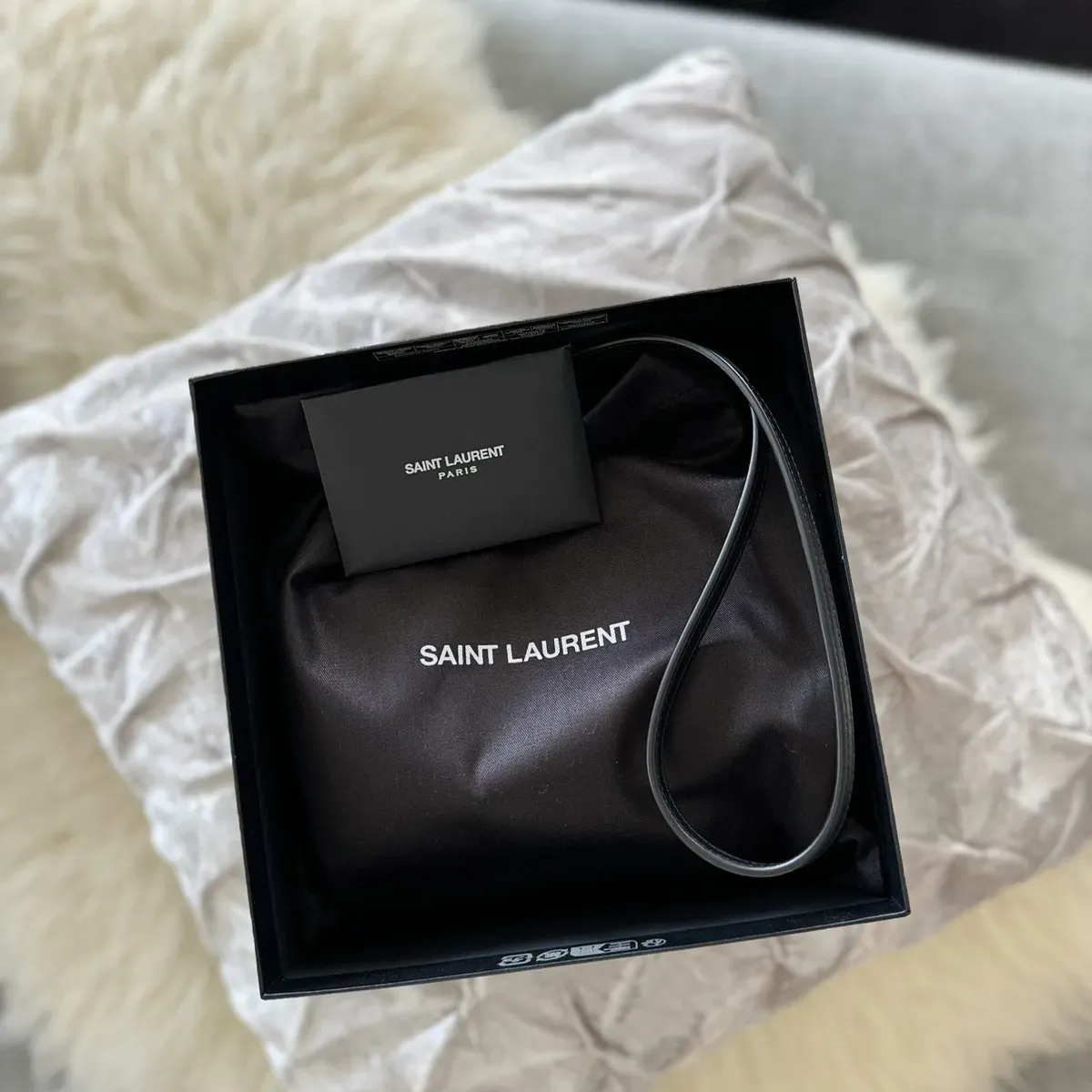 関税送料込国内発送★SAINT LAURENT モノグラム ミニ ノリータ
