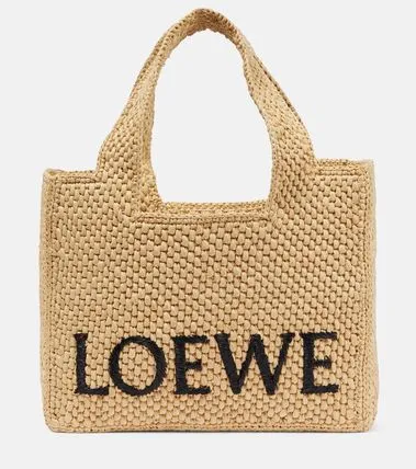 ∞∞ LOEWE ∞∞ Paula's Ibiza Font raffia バッグ ☆