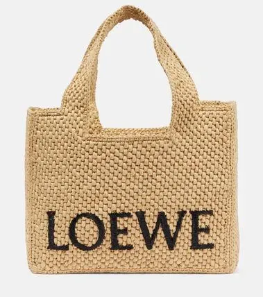 ∞∞ LOEWE ∞∞ Paula's Ibiza Font raffia バッグ ☆