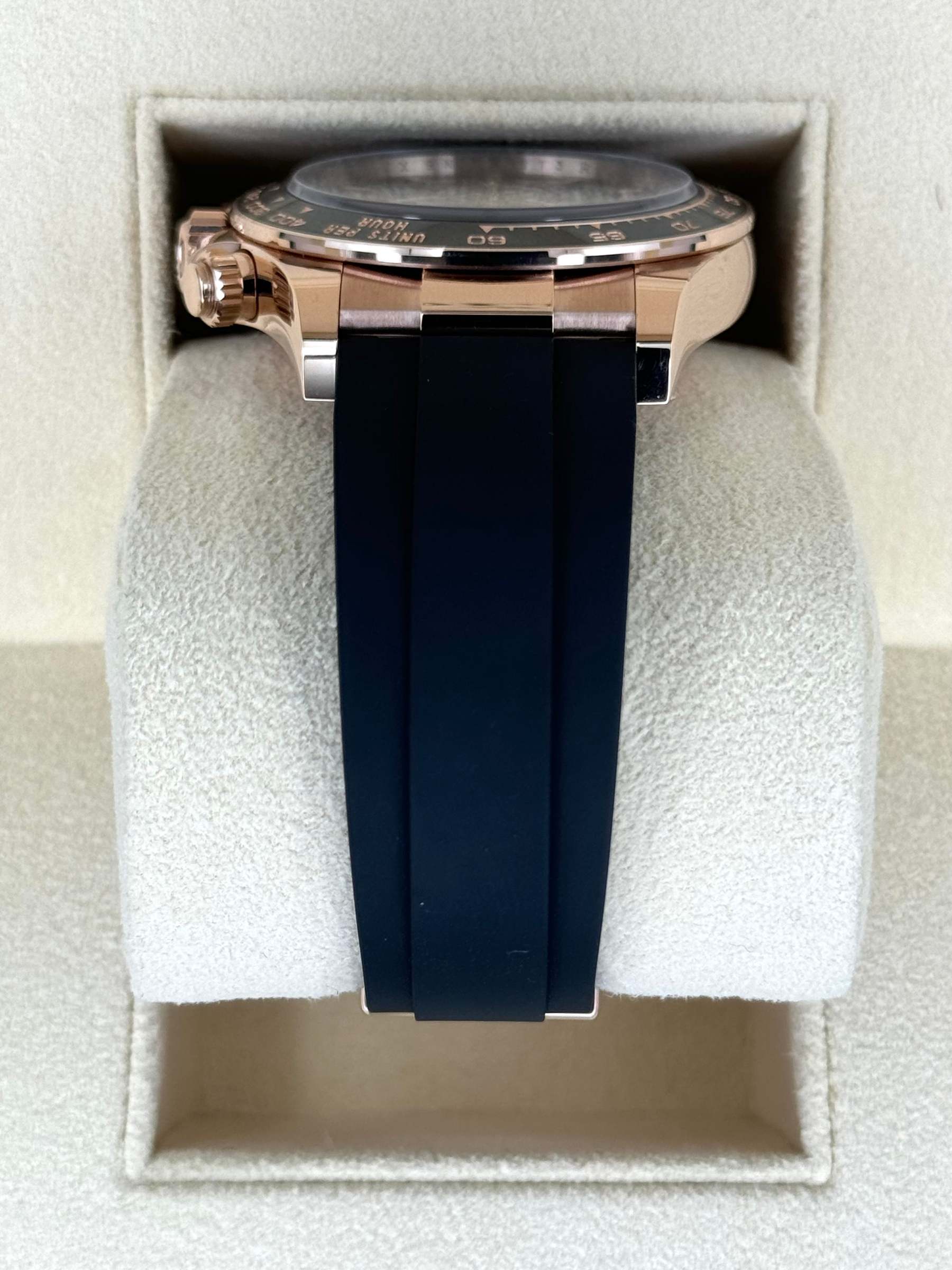 NEW 2024 ロレックスデイトナ40mm 126515LN ローズゴールドオイスターフレックスブラックダイヤル