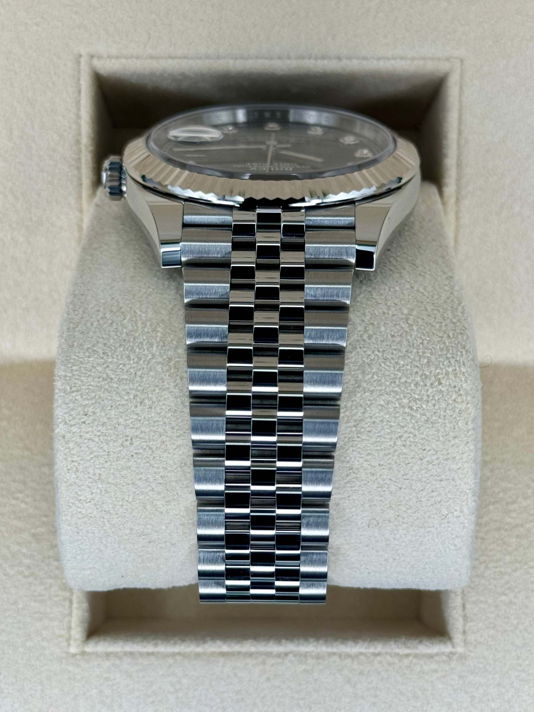 NEW 2025 ロレックス デイトジャスト 41mm 126334 ジュビリーブラックダイヤダイヤル