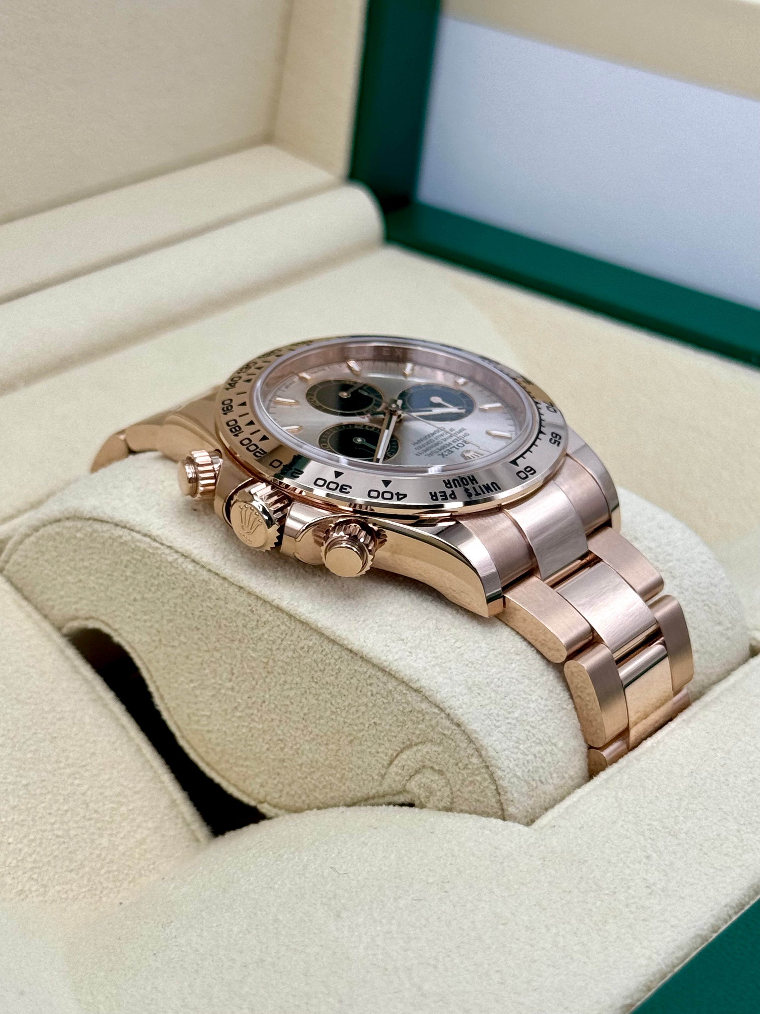NEW 2024 ロレックス デイトナ 40mm 126505 ローズゴールドサンダストダイヤル