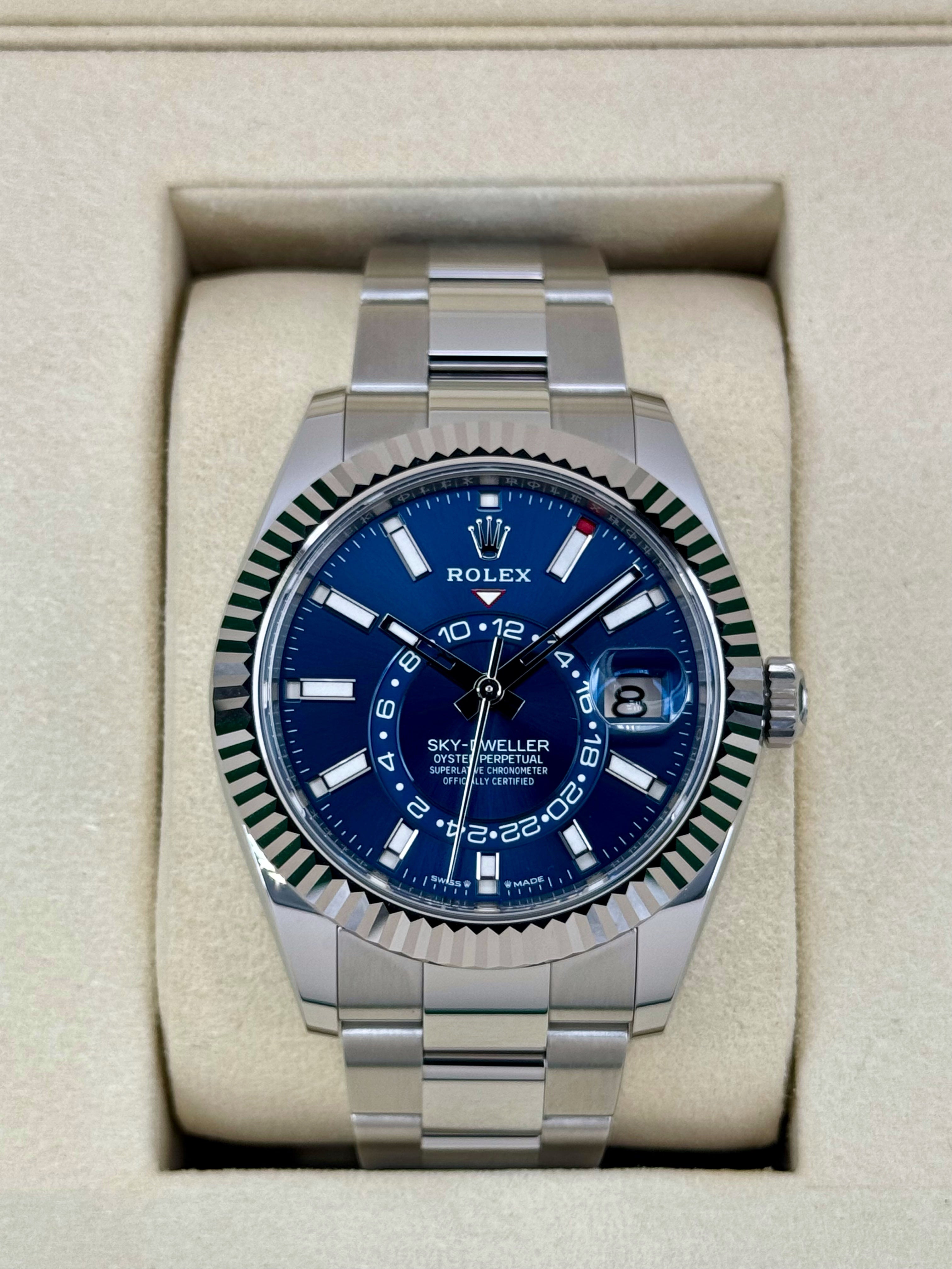 NEW 2025 ロレックス スカイドゥエラー 42mm 336934 オイスターブルーダイヤル