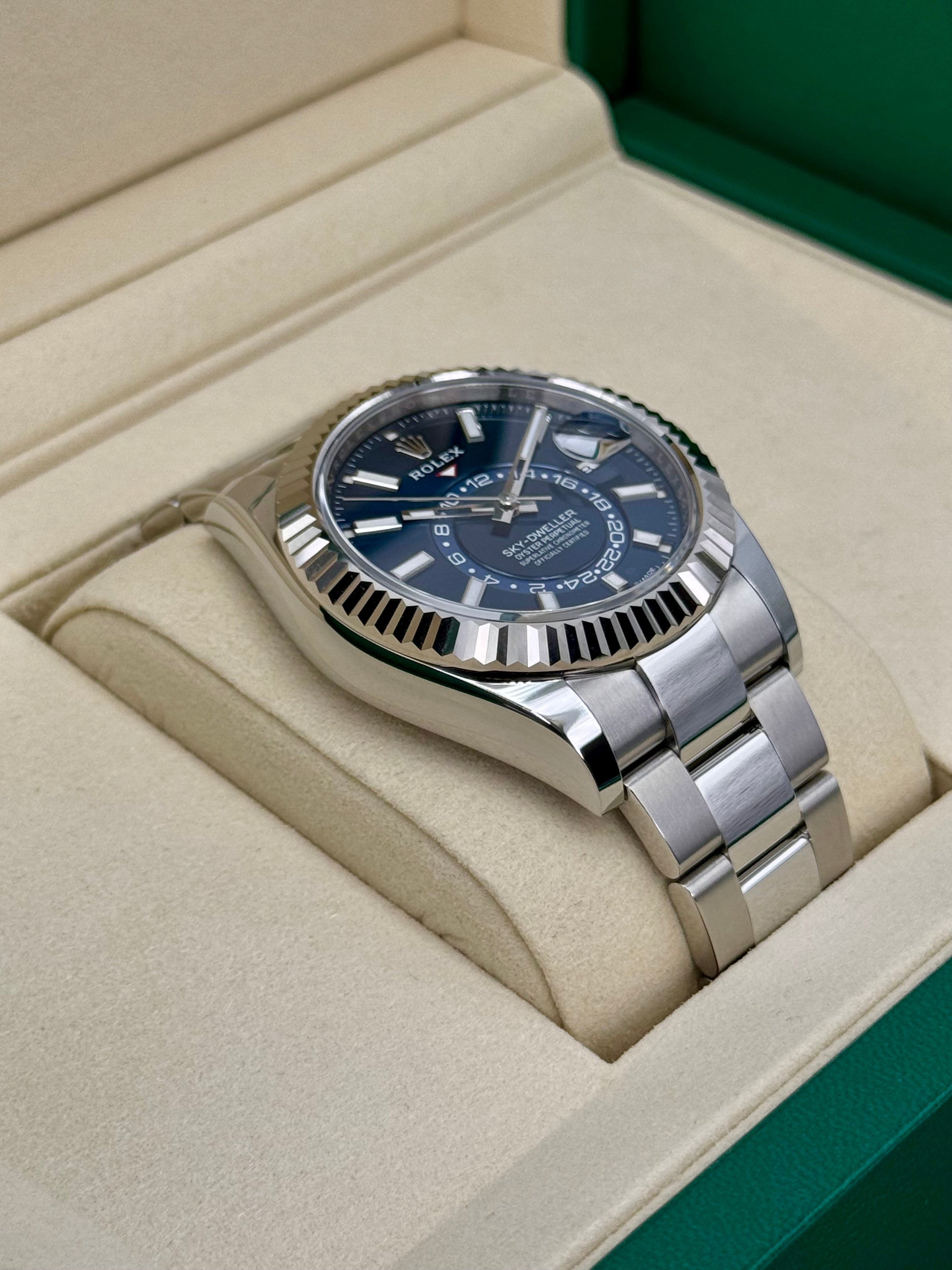NEW 2025 ロレックス スカイドゥエラー 42mm 336934 オイスターブルーダイヤル