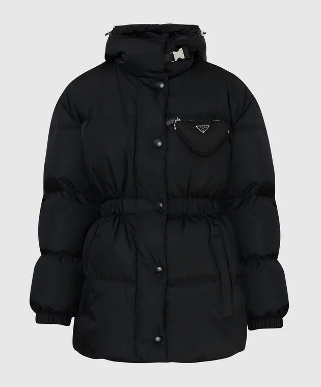 【プラダ】入手困難*ナイロン フード付ダウンジャケット レディース