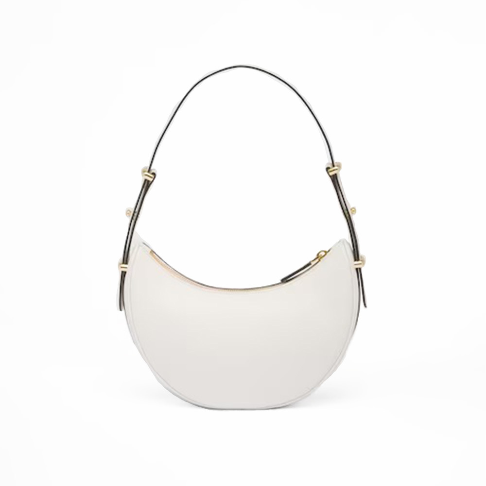 PRADA(プラダ) プラダ アーケ レザーショルダーバッグ ホワイト